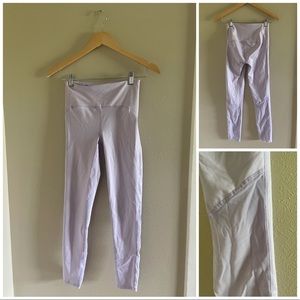 Joy Lab XS Lavender Shimmer Leggings W Mesh